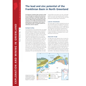 Fact Sheet 15: The lead and zinc potential of the Franklinian Basin in North Greenland