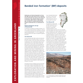 Fact Sheet 16: Banded iron formation (BIF) deposits