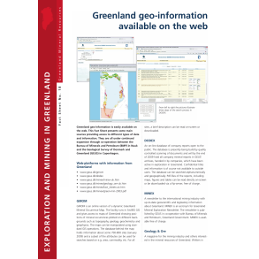 Fact Sheet 18: Greenland geo-information available on the web