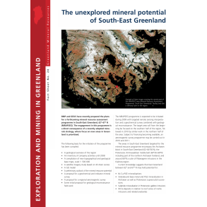 Fact Sheet 20: The unexplored mineral potential of South-East Greenland