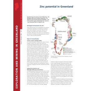Fact Sheet 25: Zinc potential in Greenland