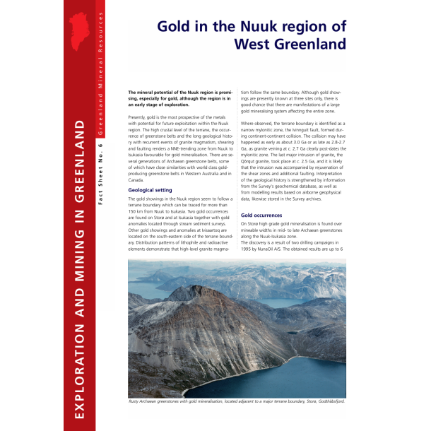 Fact Sheet 6: Gold in the Nuuk region of West Greenland