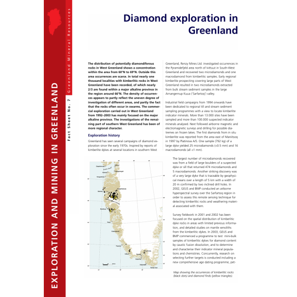 Fact Sheet 7: Diamond exploration in Greenland