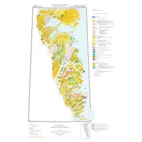 Sheet 2 Frederiksh�b Isblink ‑ S�ndre Str�mfjord. Geologisk kort 1:500 000, 1982