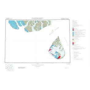 71 V.1 Syd Igdlorssuit. Geologisk kort over Gr�nland, 1:100 000, 1983
