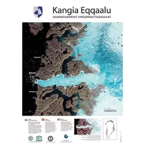 Ilulissat-satellitbillede - plakat