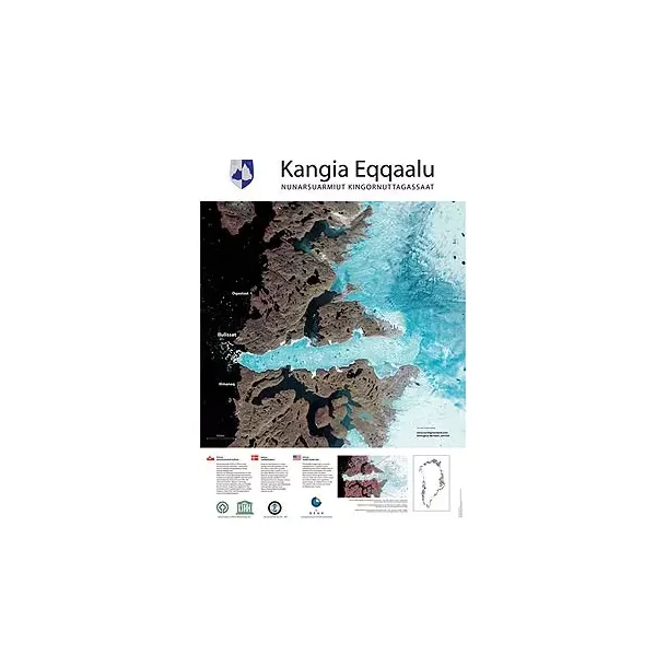 Ilulissat-satellitbillede - plakat