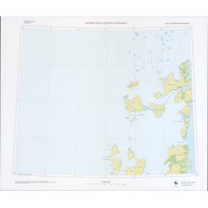 78 �.2a Bilds�e Nunatakker. Topografisk kort, 1:250 000