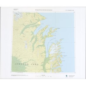 71 .1 Carlsberg Fjord. Topografisk kort, 1:250 000