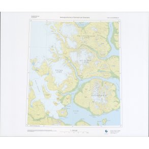 74 �.2 Clavering �. Topografisk kort, 1:250 000