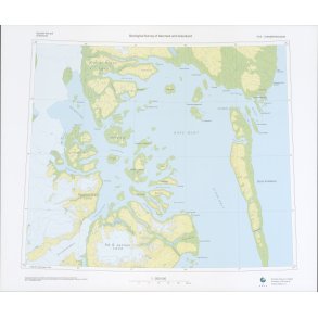 76 �.1 Danmarkshavn. Topografisk kort, 1:250 000