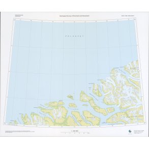 83 �.3 De Long Bugt. Topografisk kort, 1:250 000