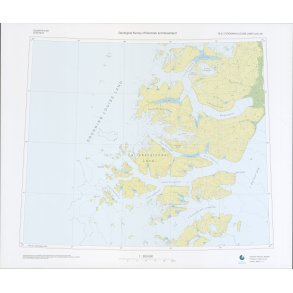 76 �.2 Dronning Louise Land nordl. del. Topografisk kort, 1:250 000