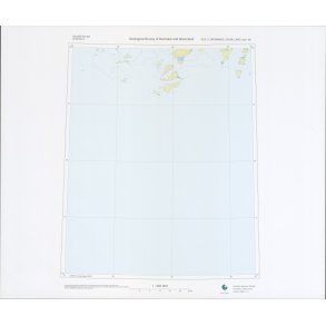 75 �.3 Dronning Louise Land, sydl. del. Topografisk kort, 1:250 000