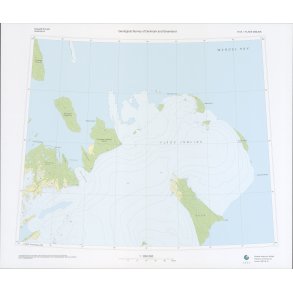 81 �.1 Flade Isblink. Topografisk kort, 1:250 000