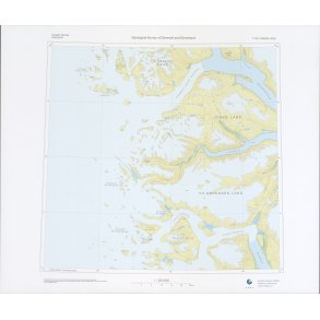 71 �.3 Hinks Land. Topografisk kort, 1:250 000