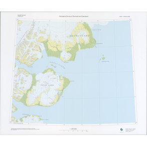 80 �.1 Holm Land. Topografisk kort, 1:250 000
