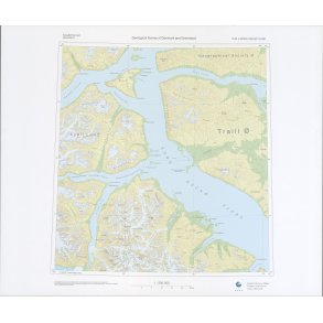 72 �.2 Kong Oscar Fjord. Topografisk kort, 1:250 000