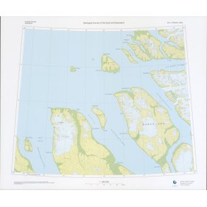 82 V.2 Nares Land. Topografisk kort, 1:250 000