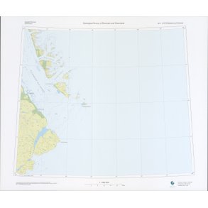 80 V.2 Petermann Gletscher. Topografisk kort, 1:250 000