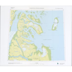 77 �.1a Qeqertaq Prins Henrik. Topografisk kort, 1:250 000