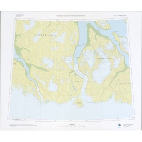 81 V.2 Warming Land. Topografisk kort, 1:250 000