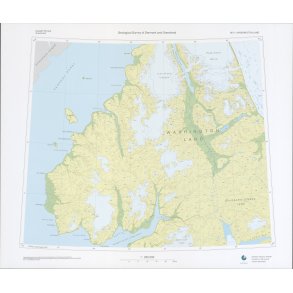 80 V.1 Washington Land. Topografisk kort, 1:250 000