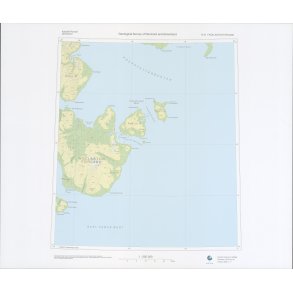 74 �.1 Wollaston Forland. Topografisk kort, 1:250 000