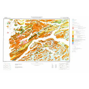 67 V.1 Nord Agto. Geologisk kort over Gr�nland, 1:100 000, 1984