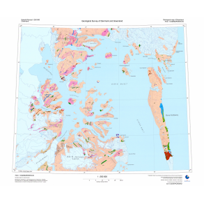 76 .1 Danmarkshavn. Geologisk kort, 1:250 000, 2007