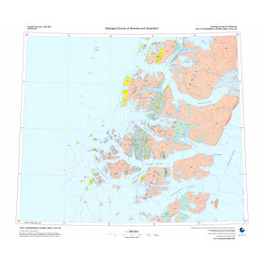 76 .2 Dronning Louise Land nordl. del. Geologisk kort, 1:250 000, 2007