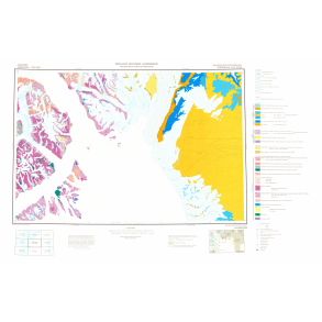 71 �.2 Syd Gurreholm. Geologisk kort over Gr�nland, 1:100 000, 1976