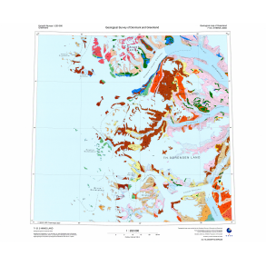 71 .3 Hinks Land. Geologisk kort, 1:250 000, 2007
