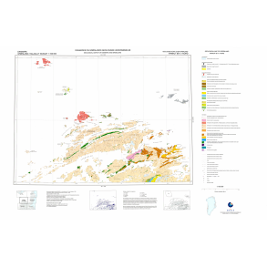 68 V.1 Nord Ikamiut. Geologisk kort over Gr�nland, 1:100 000, 2006