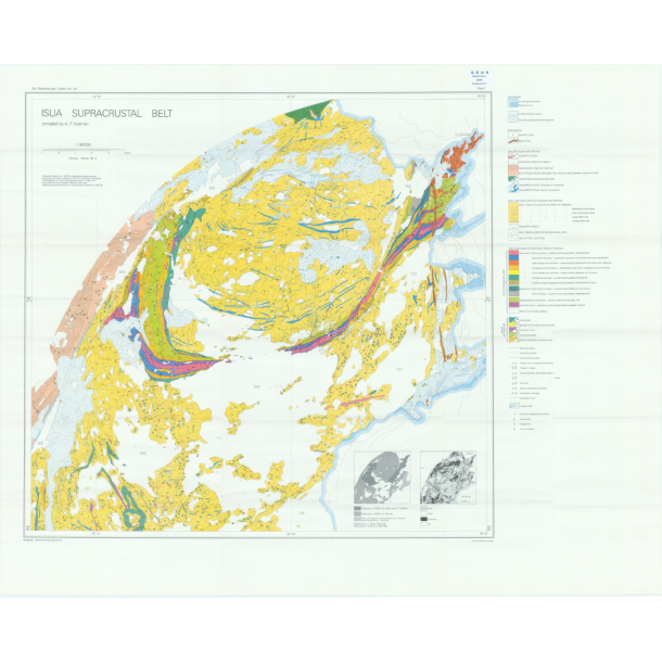 Isua supracrustal belt, 1:40 000, 1985