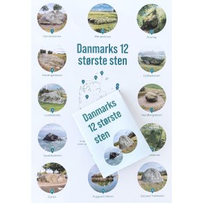 Danmarks 12 st�rste sten - plakat