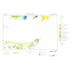 70 �.1 Syd Kap Brewster. Geologisk kort over Gr�nland, 1:100 000, 1986