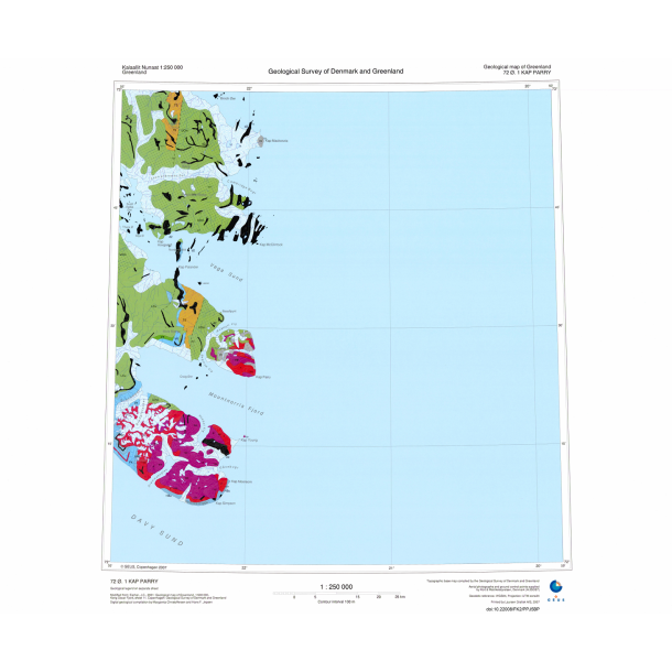 72 .1 Kap Parry. Geologisk kort, 1:250 000, 2007