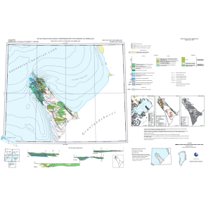 81 �.1 Syd Kilen. Geologisk kort over Gr�nland, 1:100 000, 2018
