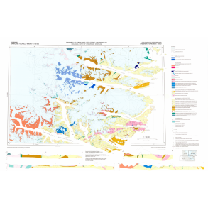 60 �.1 Nord Lindenow Fjord. Geologisk kort over Gr�nland, 1:100 000, 1998