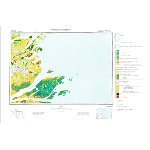61 V.2 Nord Midtern�s. Geologisk kort over Gr�nland, 1:100 000, 1974