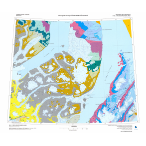 81 .2 Mylius-Erichsen Land. Geologisk kort, 1:250 000, 2007