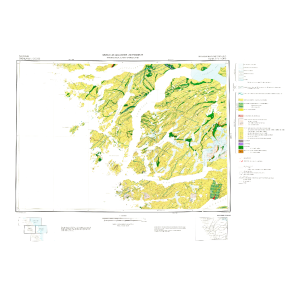 61 V.1 Nord Neria. Geologisk kort over Gr�nland, 1:100 000, 1975