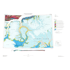 82 �. Nord Nordkronen. Geologisk kort over Gr�nland, 1:100 000, 1986
