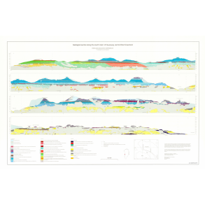 Geological section along the south coast of Nuussuaq, central West Greenland 1:20 000, 1993