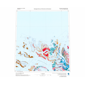 74 .3 Ole Rmer Land. Geologisk kort, 1:250 000, 2007