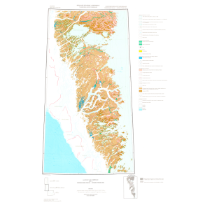 Sheet 2 Frederiksh�bs Isblink - S�ndre Str�mfjord, kvart�rgeologisk kort, 1:500 000, 1978