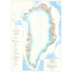 Kvart�rgeologisk kort over Gr�nland, 1:2 500 000, 1971
