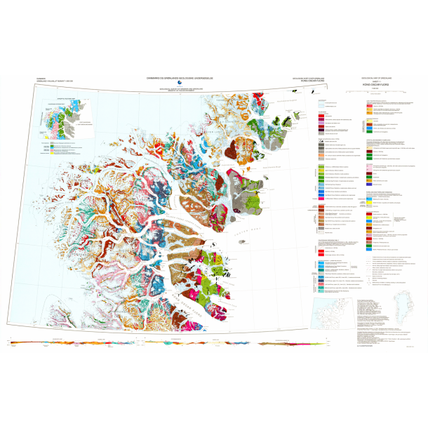 Sheet 11, Kong Oscar Fjord, Geologisk kort 1:500 000, 2001