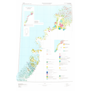 Sheet 14 Skjoldungen, Geologisk kort 1:500 000, 1990
